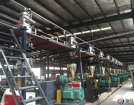 Vácuo do pó que alimenta transportando o sistema com peso do equipamento de mistura
