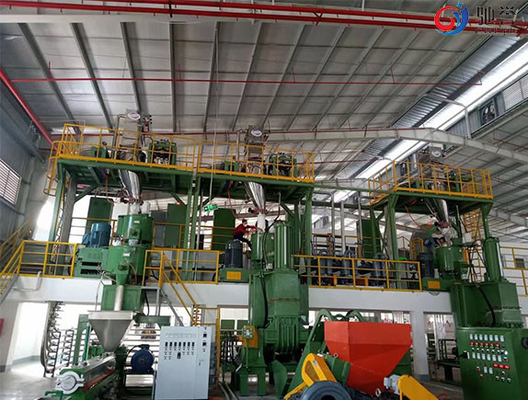Sistema de transtorte de mistura de dose automático para o cabo do PVC