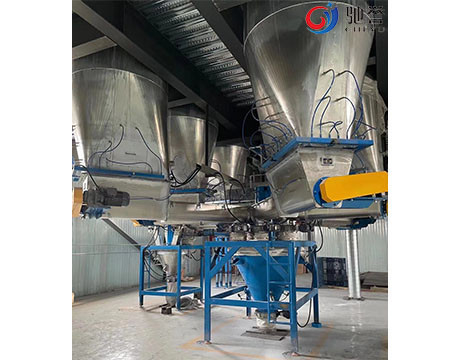 Sistema de mistura de dose automático para a linha de produção de borracha