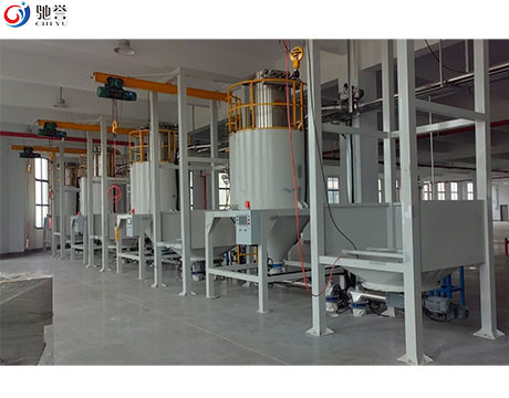 Tecnologias que misturam, alimentação do Pvc, dosando sistemas