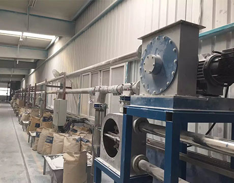 Máquina de alimentação de transtorte automática da extrusora do sistema do transporte de corrente do tubo
