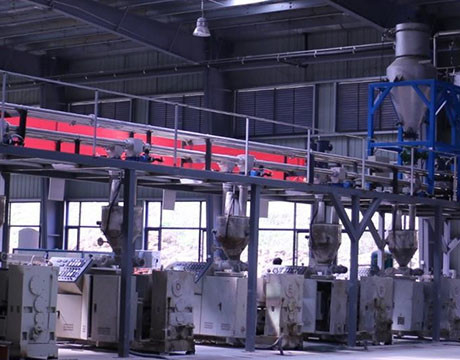 Máquina de alimentação de transtorte automática da extrusora do sistema do transporte de corrente do tubo
