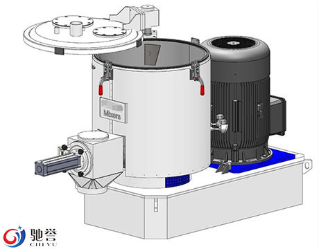 Aquecimento de alta velocidade do misturador e misturador refrigerando Turbomixer com sistema do transtorte pneumático