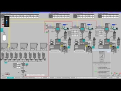 Sistema de transporte de mistura de pesagem de alimentação automática para linha de produção de piso SPC